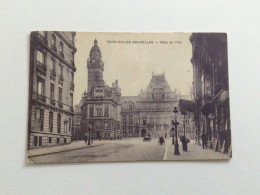 Carte Postale Ancienne (1925) Saint-Gilles Bruxelles Hôtel De Ville - St-Gillis - St-Gilles