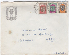 ALGERIE : Blasons Oran X 2 Et Alger Sur Lettre De Cherchell - Lettres & Documents