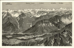 11305140 Arosa GR Gesamtuebersicht Arosa Mit Umliegenden Bergketten Arosa - Sonstige & Ohne Zuordnung