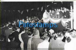 229147 ARGENTINA TUCUMAN GOBERNADOR FERNANDO RIERA 1951 SEMANA ELECTORAL INAUGURACION 18.5 X 11.5 CM PHOTO NO POSTCARD - Argentina