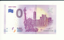 Billet Touristique  0 Euro  - NEW YORK - USAD - 2019-1  N° 2228 - Other & Unclassified