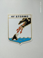 A.M.I. - AERONAUTICA MILITARE ITALIANA - STICKER ADESIVO 41° STORMO ANTISOMMERGIBILI - Patches