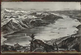 11305113 Montreux VD Panorama Du Lac Leman Montreux - Sonstige & Ohne Zuordnung