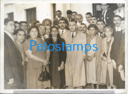 229149 ARGENTINA TUCUMAN GOBERNADOR FERNANDO RIERA 1951 DELEGACIONES FEMENINAS 18 X 13 CM PHOTO NO POSTCARD - Argentine