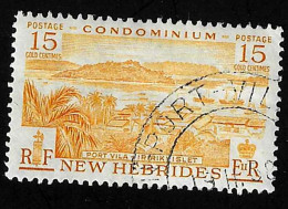 1957 Port Vila Michel NH 174 Stamp Number NH-BR 84 Yvert Et Tellier NH 188 Stanley Gibbons NH-BR 86 Used - Impuestos
