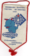 Chess Festival - Crikvenica / Vinodol, Croatia 1987,the Mascot - Dolphin - Andere & Zonder Classificatie