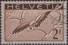 1930 Flugpost Schweiz ⵙ Zum:CH F13, Mi:CH 245x,Yt:CH.PA15, Brieftaube Mit Brief - Usados