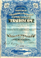 "TRAIDISCOM" - Africaine De Traitement, De Distillation & De Recherche De COMBUSTIBLES - Africa