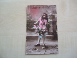 Carte Postale Ancienne 1921 SOUVENIR DE HAL - Silhouetkaarten