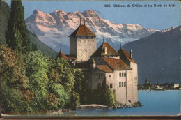11304992 Chillon Chateau De Chillon Et Dents Du Midi Wallis Genfer See Montreux - Autres & Non Classés