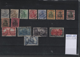 Deutsches Reich  Michel Kat.Nr.gest 68/82 - Used Stamps