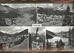 11304971 Davos GR Panorama Seilbahn See Davos - Autres & Non Classés