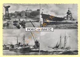 29. PORT De BREST - Arsenal,Le Richelieu / Port De Commerce / L'Abeille 25 La Goëllete N.D. D'Etel / Photo Véritable - Brest