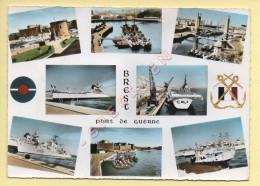 29. BREST – Port De Guerre – Multivues – (bateaux) CPSM (voir Scan Recto/verso) - Brest