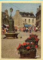 29. CONCARNEAU – La Fontaine De La Ville Close (animée) (voir Scan Recto/verso) - Concarneau