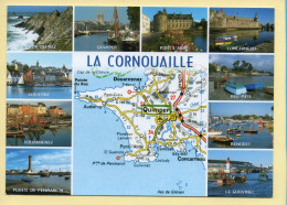 29. LA CORNOUAILLE – Multivues / Carte Géographique (voir Scan Recto/verso) - Andere & Zonder Classificatie