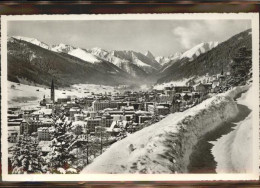 11304955 Davos GR Davos Platz Mit Hohe-Promenade Blick Gegen Tinzenhorn Und Piz  - Autres & Non Classés