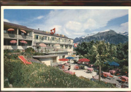 11304065 Braunwald GL Hotel Alpina Terrasse Rolf Schweizer Braunwald - Andere & Zonder Classificatie