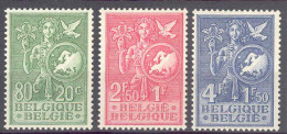 COB 927/29 Europese Gedachte-Idée Européenne 1953 MNH-postfris-neuf Sans Charniere - Neufs