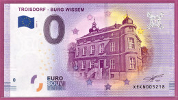 0-Euro XEKN 2019-1 TROISDORF - BURG WISSEM - Private Proofs / Unofficial
