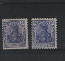 Deutsches Reich  Michel Kat.Nr. Postfrt/** 97 II C/d - Unused Stamps
