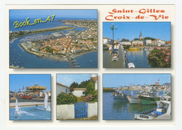 {92166} 85 Vendée Saint Gilles Croix De Vie , Multivues ; Divers Aspects , Vue Générale - Saint Gilles Croix De Vie