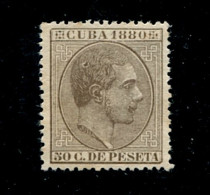 Cuba (1880) Alphonse XII - 50 Centimes - Voorfilatelie