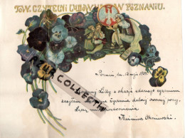 POLOGNE . LETTRE ILLUSTREE DE POZNAN . 1934 - Historical Documents