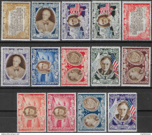 1947 San Marino Roosevelt 14v. MNH Sassone N. 301/06+A - Other & Unclassified