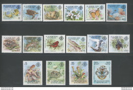 1981 Seychelles -Zil Eloigne Sesel - Yvert N. 32-47 - Fauna E Flora - Francobolli Del 1980 Con Millesimo 1981 - MNH** - Other & Unclassified
