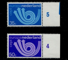 PAYS-BAS - (1973) Timbres Europa Neufs ** N° 982/983 - Neufs