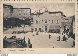 Ar75 Cartolina Sangemini Piazza S.francesco Piega Centrale Provincia Di Terni - Terni