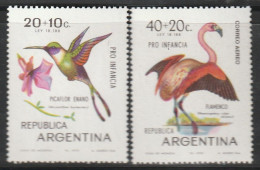ARGENTINE - N°862+PA N°130 ** (1970) Oiseaux - Unused Stamps