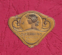 Label Brand New-etichetta Nuova-eitquette Neuf- Ciclamino, Pietro Bortolotti, Bologna. First 900's 43mm X 34mm. - Etiketten