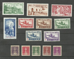 GUINEE POSTE AERIENNE N°6 à 14 Neufs** Cote 5.50€ (Taxe 26 à 30 Offerts) - Unused Stamps