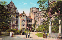 Heidelberg - Schlosshof Gel.1912 - Heidelberg