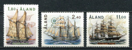 Finnland Alandinseln Finland Aland Islands Mi# 28-30 Postfrisch/MNH - Sailin Ships - Ålandinseln