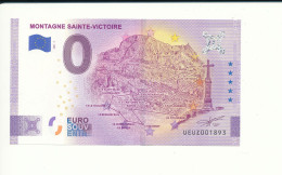 Billet Touristique 0 Euro - MONTAGNE SAINTE-VICTOIRE - UEUZ - 2021-1 - N° 1893 - Otros & Sin Clasificación