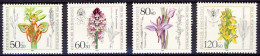 1984-Germania (MNH=**) Serie 4 Valori Fiori,orchidee - Sonstige & Ohne Zuordnung