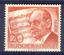 1956-Germania (MNH=**) 1 Valore Compositore Leon Schnell - Ungebraucht