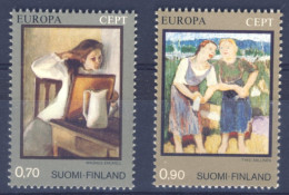 1975-Finlandia (MNH=**) Serie 2 Valori Europa CEPT - Otros & Sin Clasificación