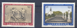 1986-Lussemburgo (MNH=**) Serie Due Valori Turismo - Other & Unclassified