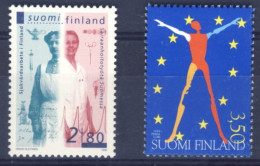 1998/99-Finlandia (MNH=**) 2 Valori Presidenza Europea - Otros & Sin Clasificación