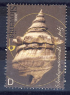 2006-Slovenia (MNH=**) Serie 1 Valore Conchiglia Fossile - Slovenië