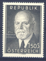1957-Austria (MNH=**) Serie 1 Valore T.Korner - Other & Unclassified