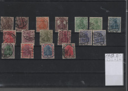 Deutsches Reich  Michel Kat.Nr. Gest 140/153 - Used Stamps