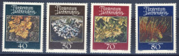 1981-Liechtenstein (MNH=**) Serie 4 Valori Muschi E Licheni - Sonstige & Ohne Zuordnung