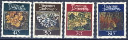 1981-Liechtenstein (MNH=**) Serie 4 Valori Muschi E Licheni - Andere & Zonder Classificatie