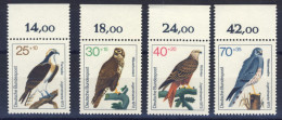 1973-Germania (MNH=**) Serie 4 Valori Uccelli Rapaci (cat.Unificato Euro 10) - Otros & Sin Clasificación