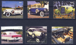 2011-Malawi (MNH=**) Serie 6 Valori Auto D'epoca - Malawi (1964-...)